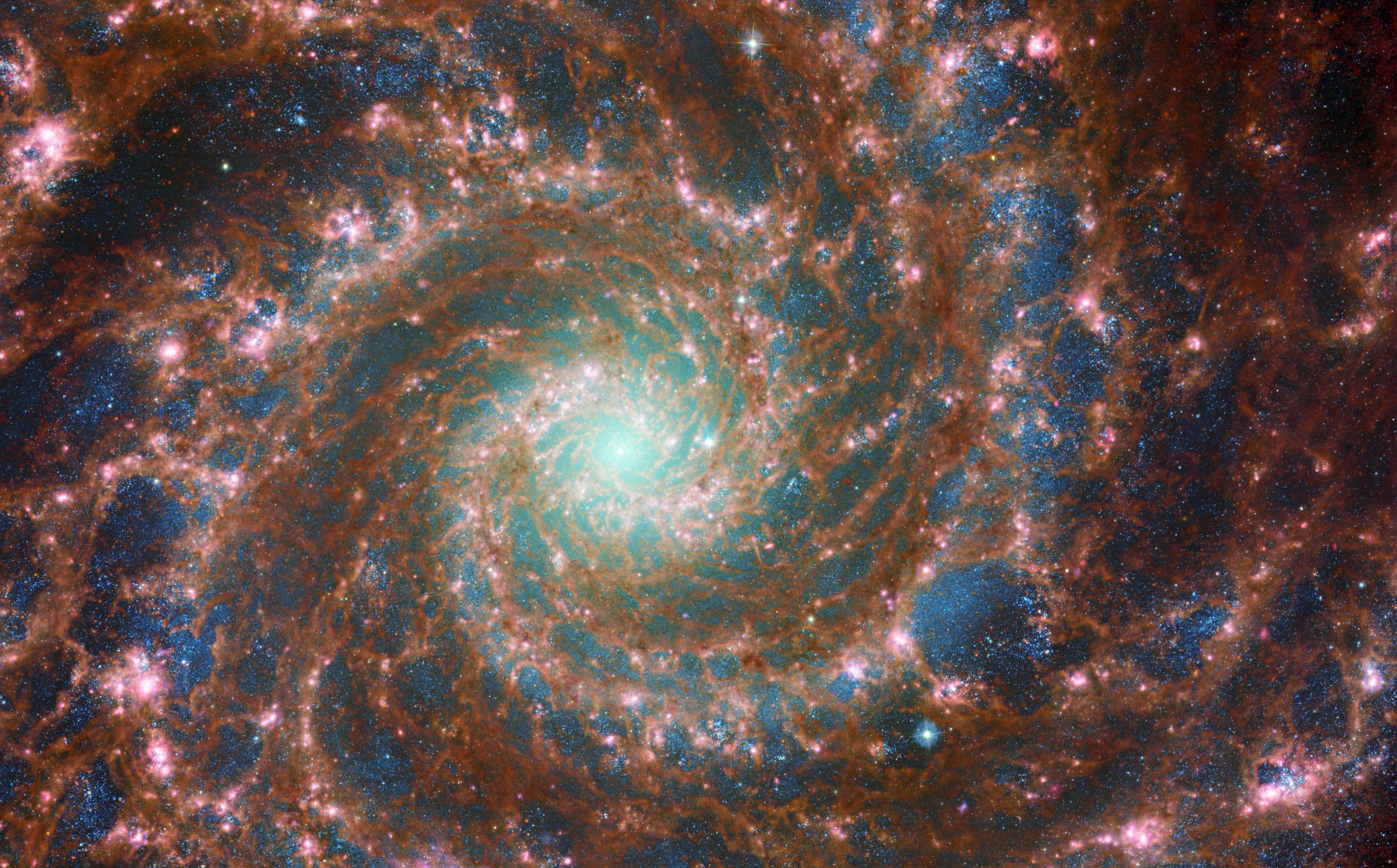 Fond galaxie futuriste